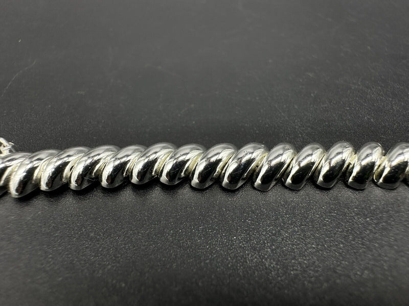 925 Sterling Silver Women's Bracelet 17Gs 6.5”