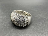 925 Sterling Silver Statement Band Ring Sz 5.5