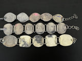 Tribal Bracelet Necklace Mixed Lot Silver  Semi-Precious Stones Artisan Boho