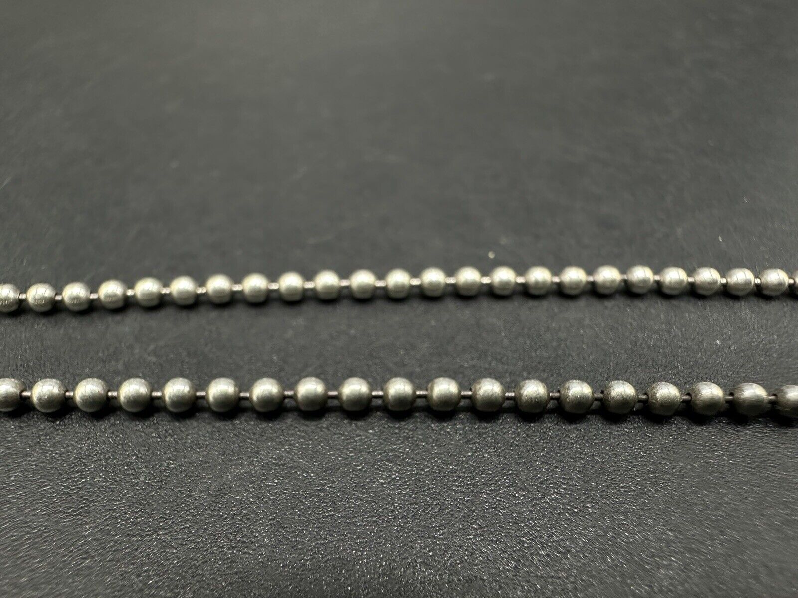 Sterling Silver 925 Ball Bead Pendant necklace 18 inch~15grams
