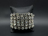 Crystal Vintage Bracelet Extra Wide 7” Long