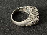 925 Sterling Silver Taxco Mexico Unique Art Deco Ring (Size 5)