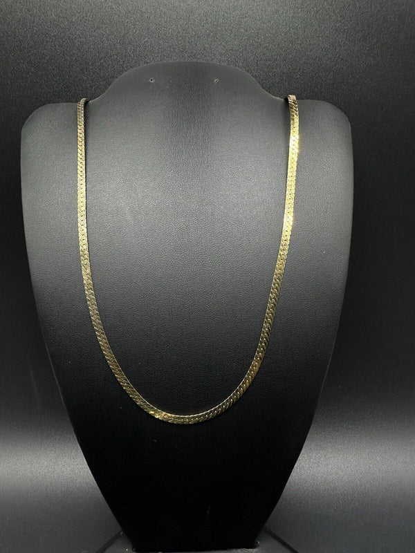 GP Sterling Silver Herringbone Chain Necklace 11 grams 23 1/2”