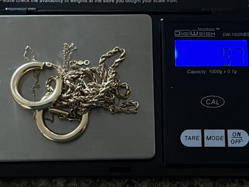 14k GOLD  SCRAP LOT 9.7 GRAMS