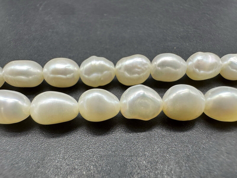 Endless Strand White Genuine Freshwater Pearl Necklace 116” Extra Long