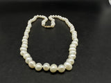 14k Gold Genuine Pearl Strand Elegant Necklace-18” Women’s Jewelry