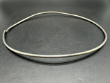 925 Sterling Silver Stiff 16” Necklace 23Gs