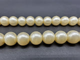 Vintage Faux Pearl Necklace Sterling Silver Clasp -15” Long