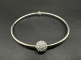 Henri Bendel Crystal CZ 7” Bangle Bracelet