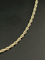 14k Solid Yellow Gold 18.5" Rope Chain Necklace 2mm The World Jewelry 6.8g