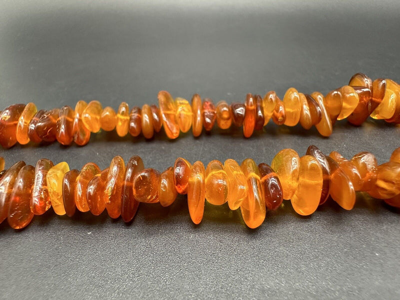 Natural cograc Baltic Amber Beads Necklace 22”