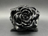 Black Rose Acrylic Statement Bracelet 8”