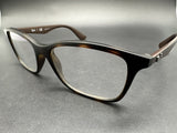 NEW RAY-BAN RB 7047 5573 DARK BROWN AUTHENTIC EYEGLASSES 54-17