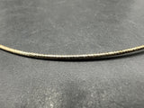 16” vintage Sterling 925 silver Necklace choker collar 17Gs