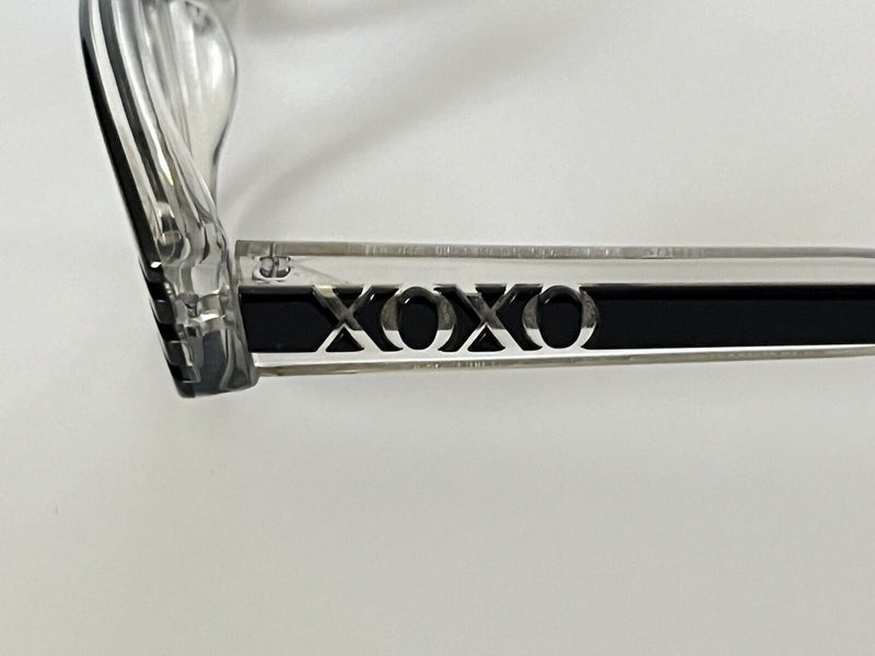 NWOT XOXO Charm Eyeglasses 50-17-140 Black Crystal Frames NB07