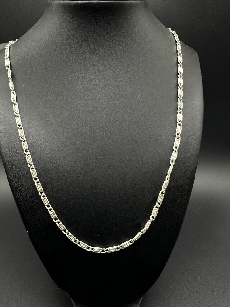 Silver Necklace S CURB CHAIN Silver 925 Solid 24” 18”