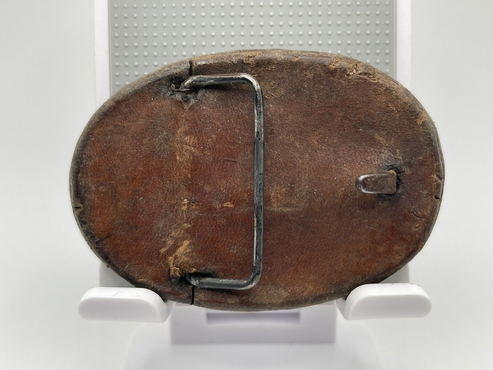 Vintage Leather J.R.L Belt Buckle