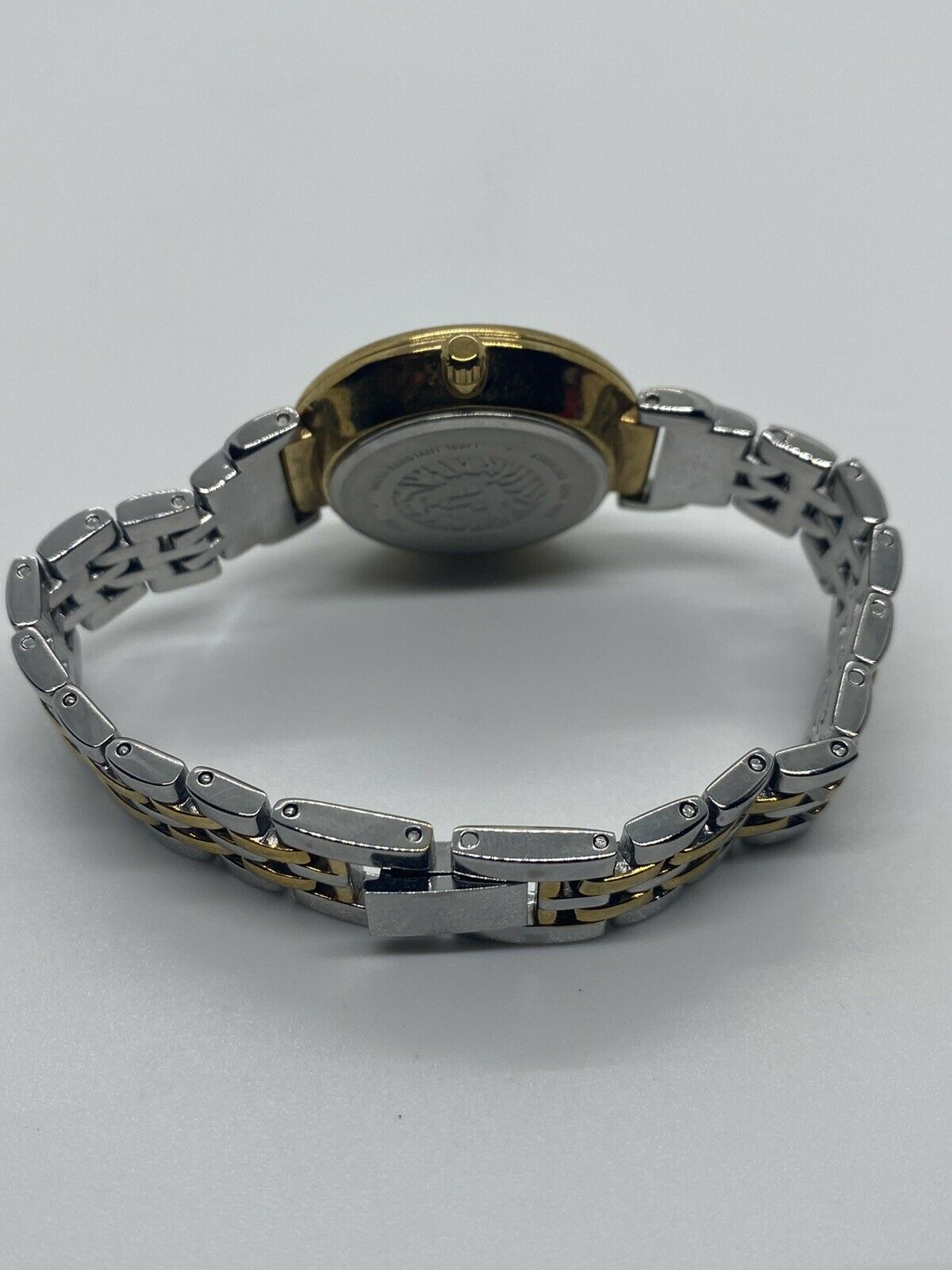 Anne Klein AK/2159SVSV Silver & Gold Tone Dial Stainless Steel Women's Watch