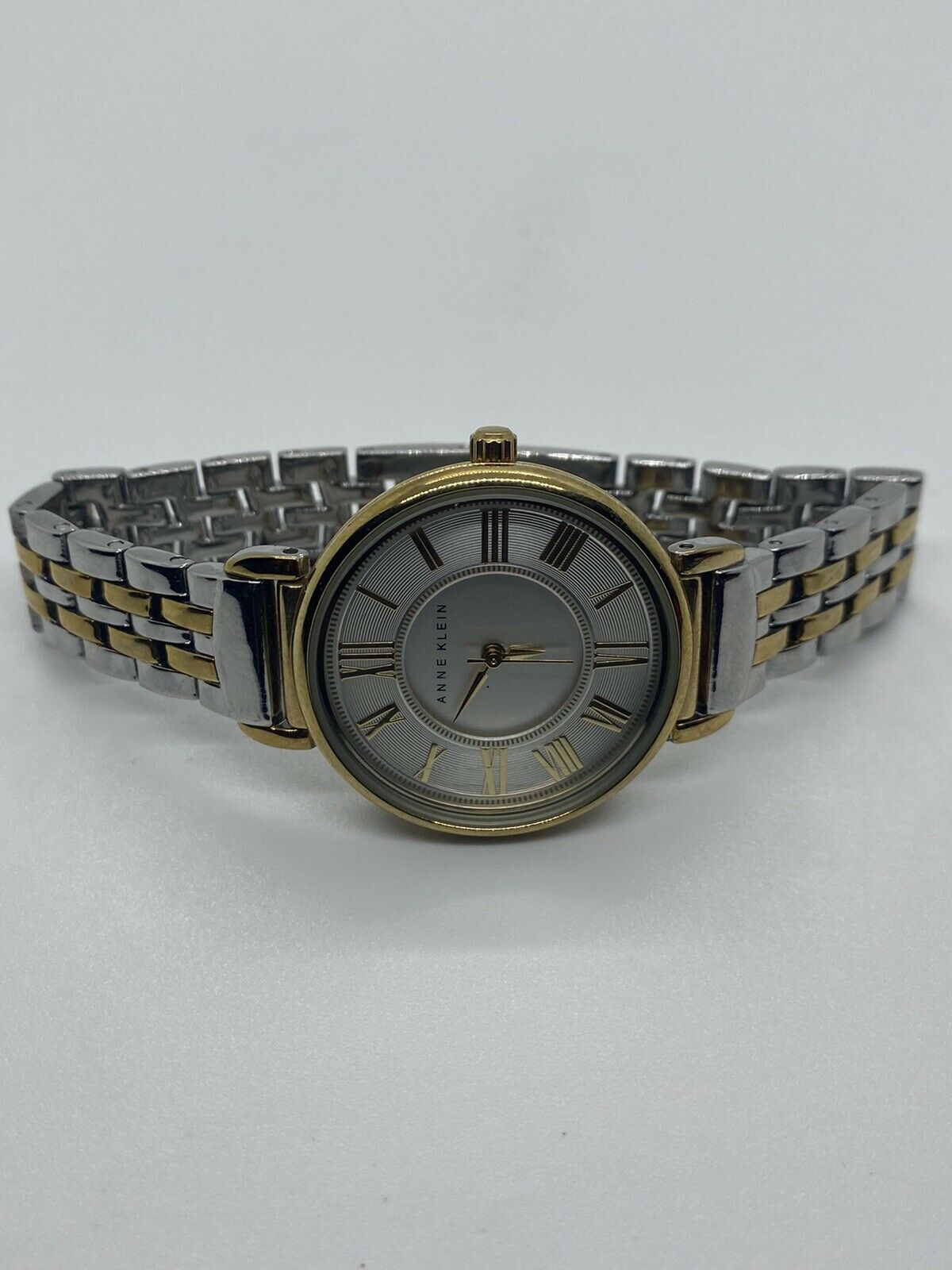 Anne Klein AK/2159SVSV Silver & Gold Tone Dial Stainless Steel Women's Watch