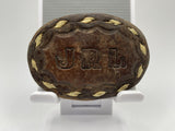 Vintage Leather J.R.L Belt Buckle