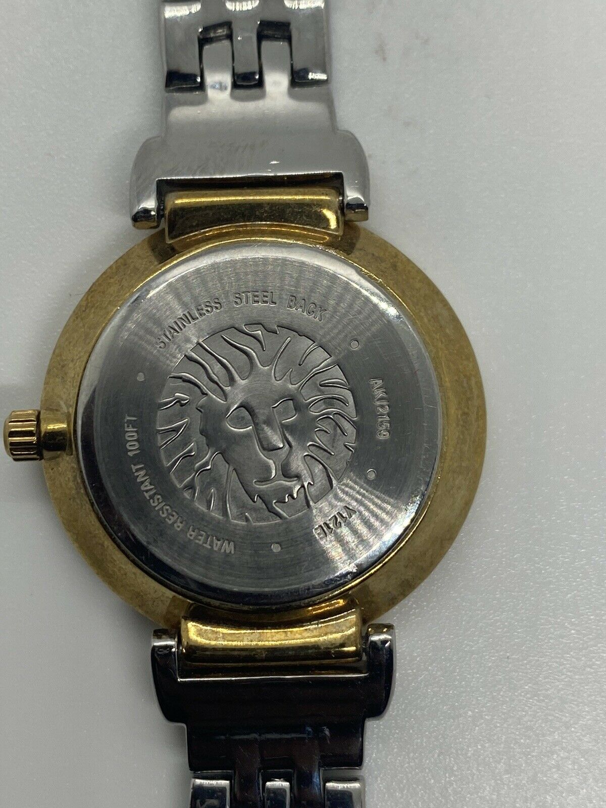 Anne Klein AK/2159SVSV Silver & Gold Tone Dial Stainless Steel Women's Watch