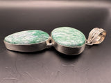 925 Silver Amazonite? Gemstone Ethnic Handmade Pendant