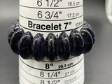 Stretch Dome Stone Bead Bracelet