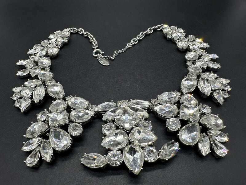 Ann Taylor CRYSTAL STATEMENT NECKLACE “19” 132Gs~Nice Quality!~