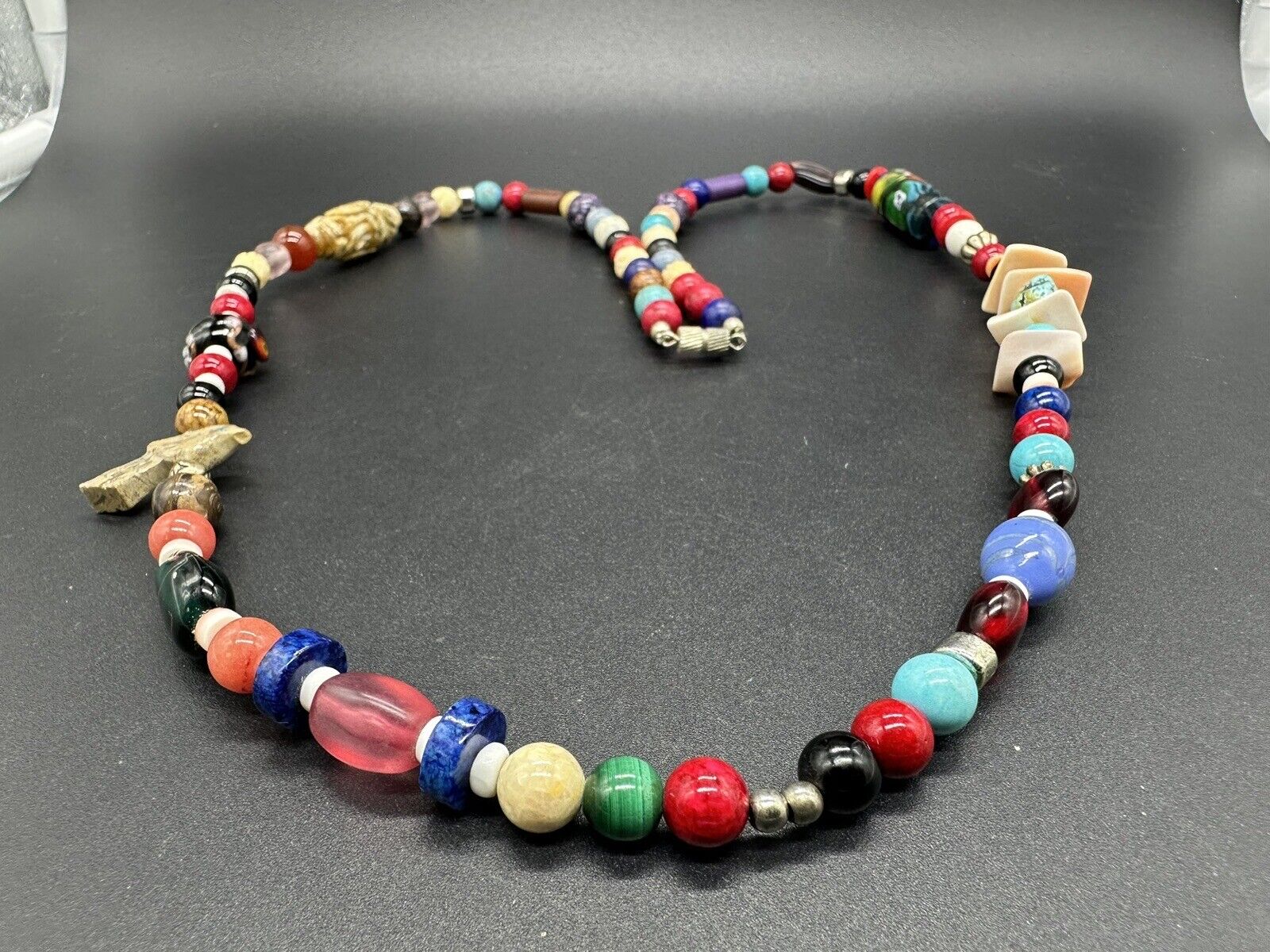Venetian Trade Bead Necklace 31”