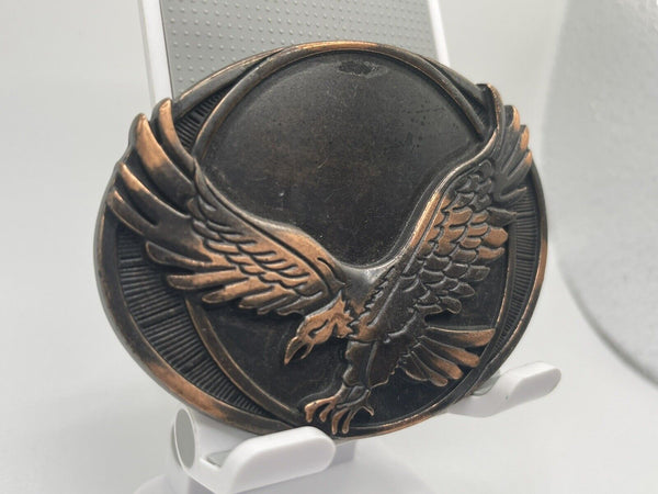 Eagle in Flight Metal Belt Buckle