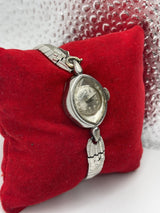 Vintage Ladies VULCAIN DE SUISSE Silver Tone Watch ~Works~
