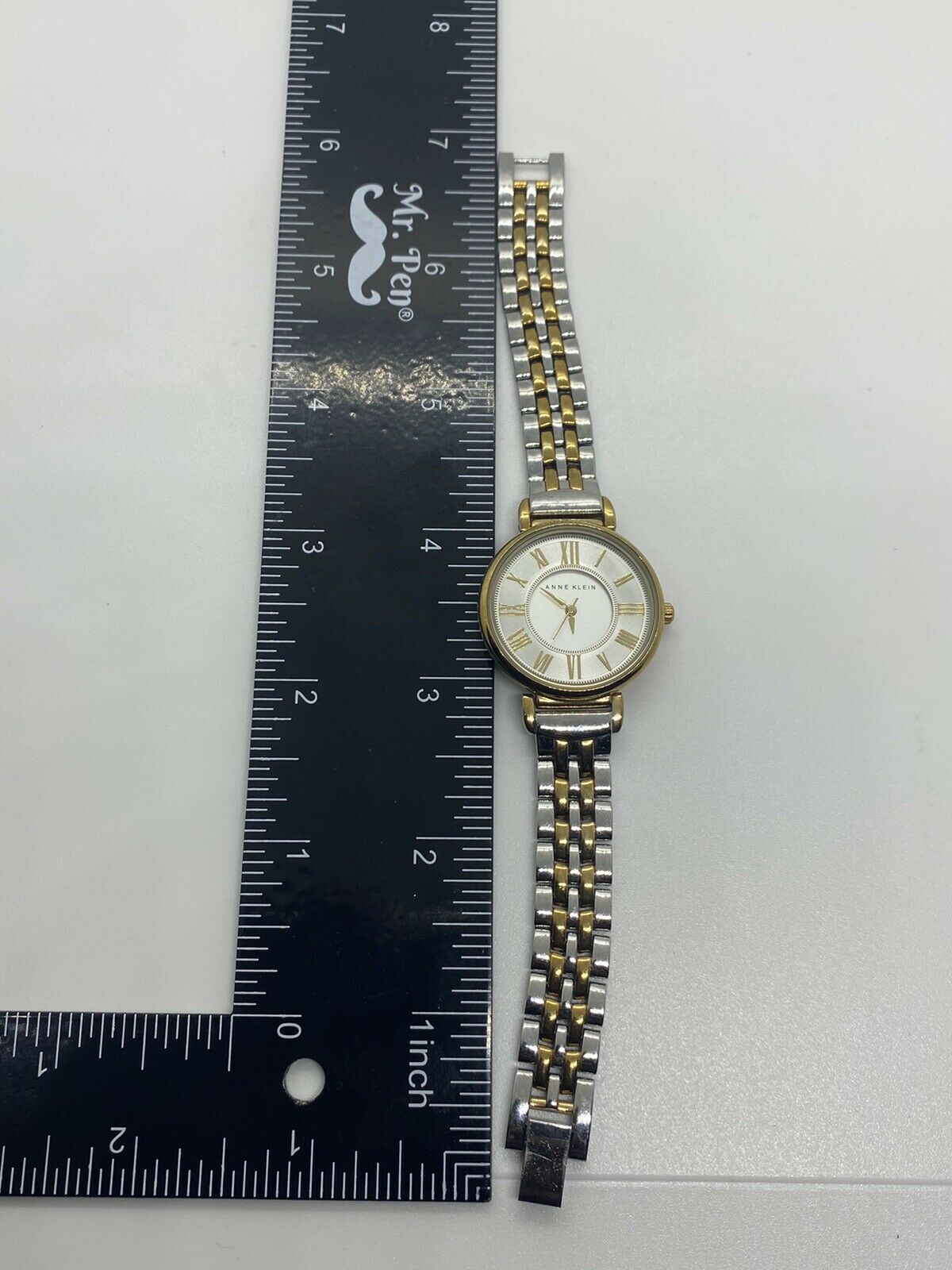 Anne Klein AK/2159SVSV Silver & Gold Tone Dial Stainless Steel Women's Watch