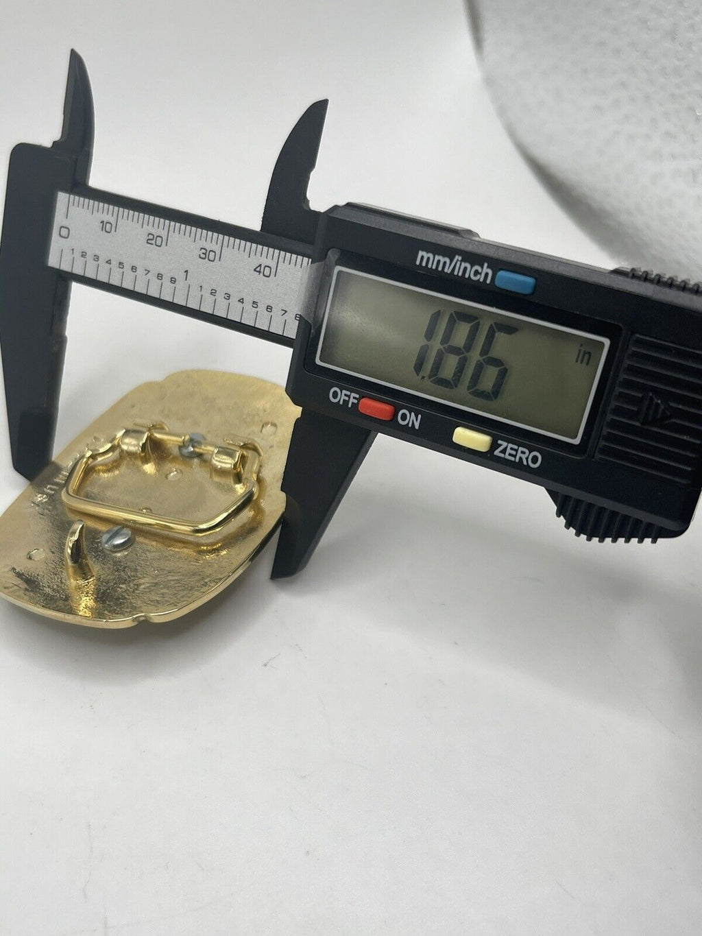 25x18 25mm x 18mm Antiqued Gold Color Belt Buckle Mounting