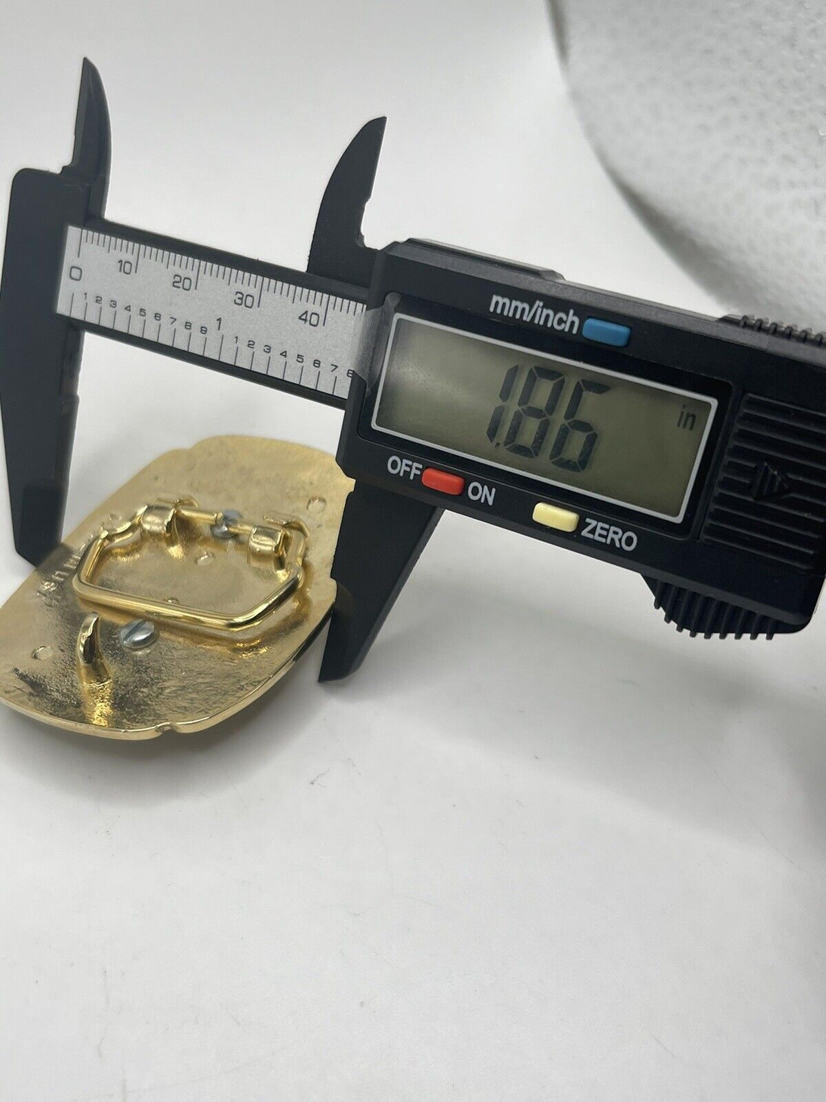 25x18 25mm x 18mm Antiqued Gold Color Belt Buckle Mounting