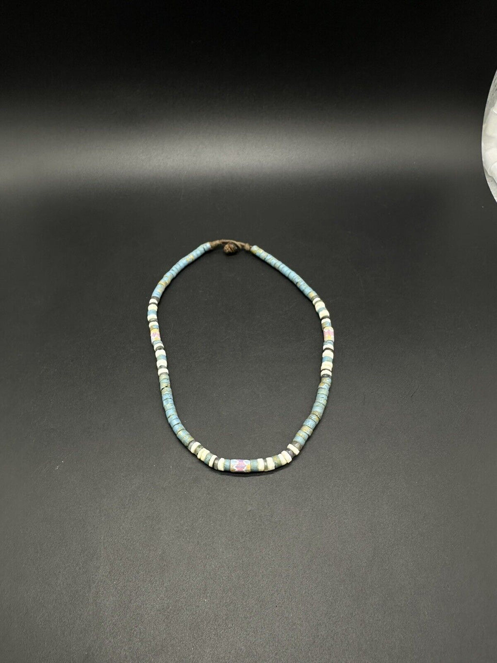 Vintage Tribal Bead Ethnic Necklace 16” 13Gs