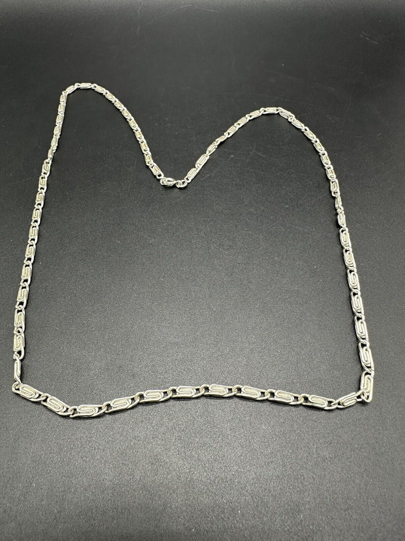 Silver Necklace S CURB CHAIN Silver 925 Solid 24” 18”