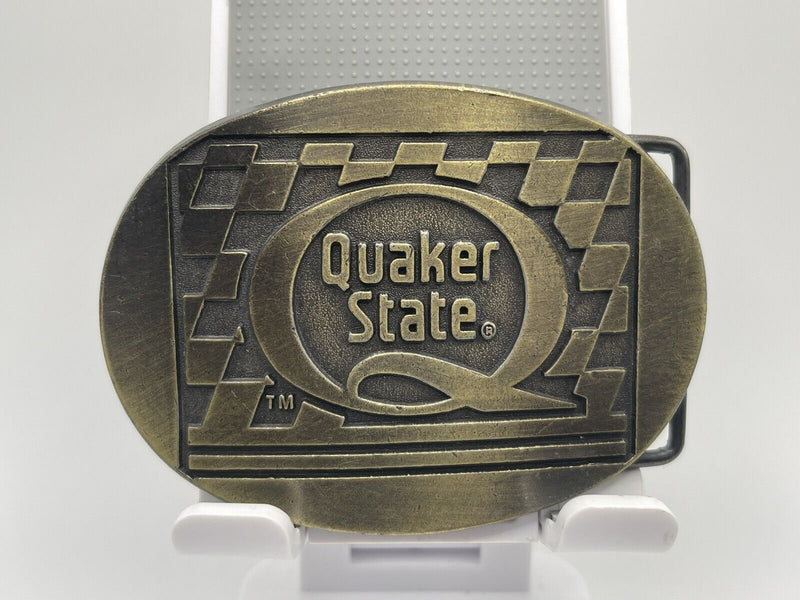 Quaker State Motor Oil Vintage Belt Buckle