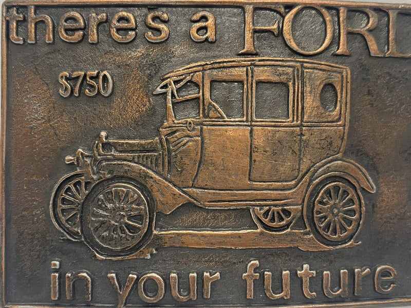 There's a Ford in Your Future Metal Belt Buckle