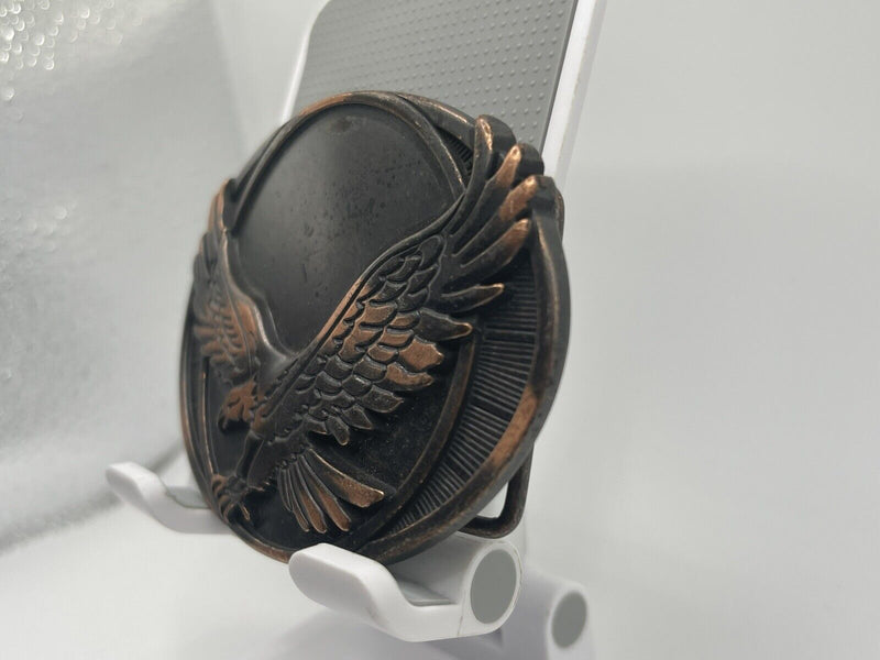 Eagle in Flight Metal Belt Buckle