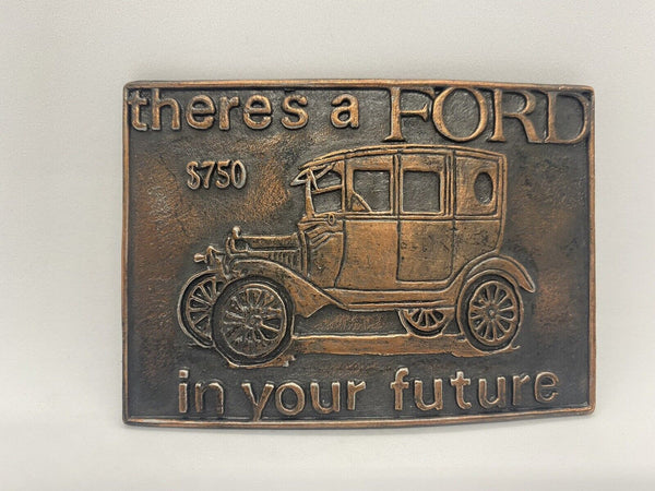 There's a Ford in Your Future Metal Belt Buckle