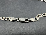 925 Sterling Silver 5mm Curb Link Chain Necklace 25" Long