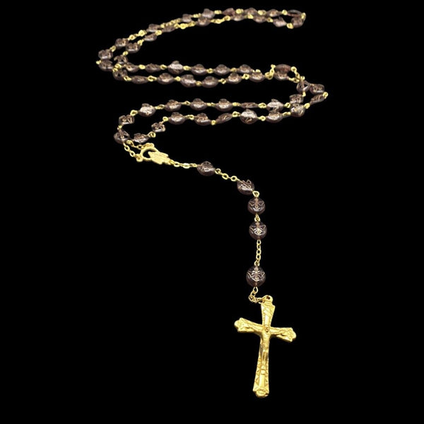 Vintage Rosary Italy Catholic Religious Prayer Beads