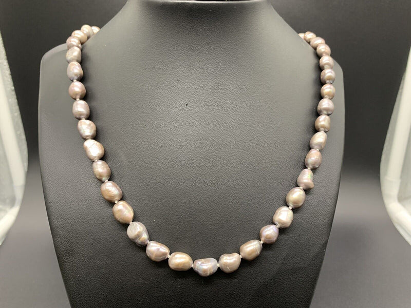 Vintage Baroque Pearl Necklace 101Gs 48”