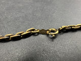 Vintage 1/20 12k Gold Filled Fancy Link Necklace 30" 3mm 27Gs