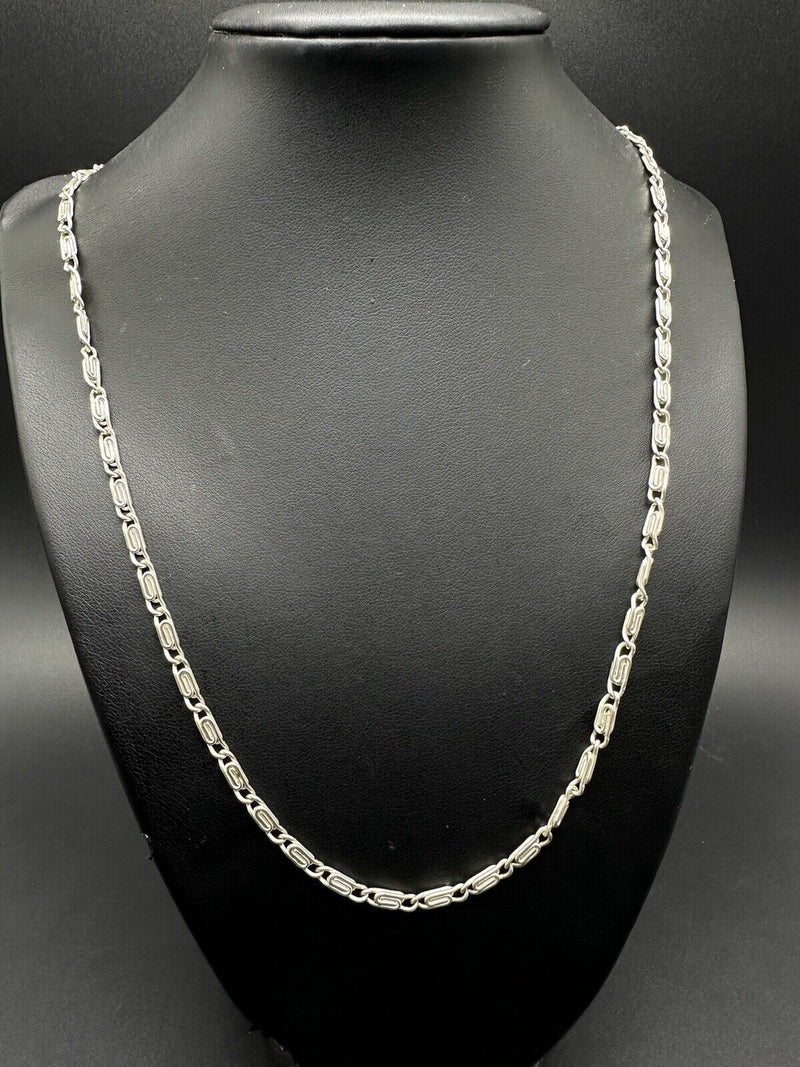 Silver Necklace S CURB CHAIN Silver 925 Solid 24” 18”