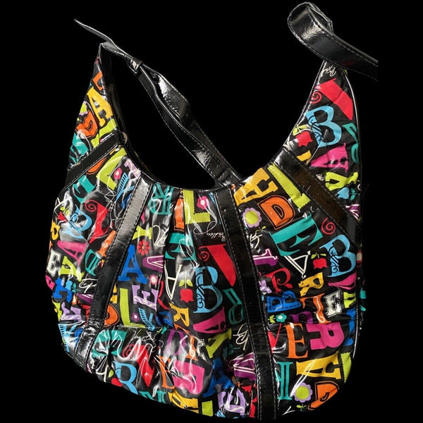 Vera Bradley A-Z  Vinyl Hobo Shoulder Cross Body Purse