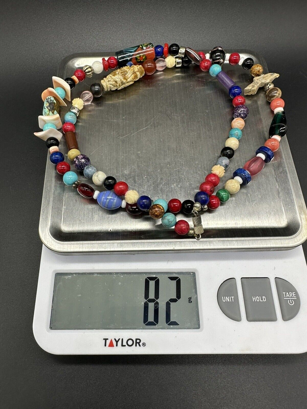 Venetian Trade Bead Necklace 31”