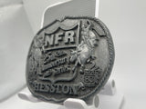 1983 HESSTON 25TH ANNIVERSARY NFR National Finals Rodeo  Belt  Buckle