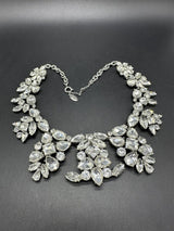 Ann Taylor CRYSTAL STATEMENT NECKLACE “19” 132Gs~Nice Quality!~