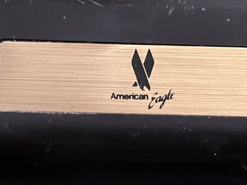 Vintage American Eagle Sterling Silver Lapel Stud Push Pin Tie Tack With Box